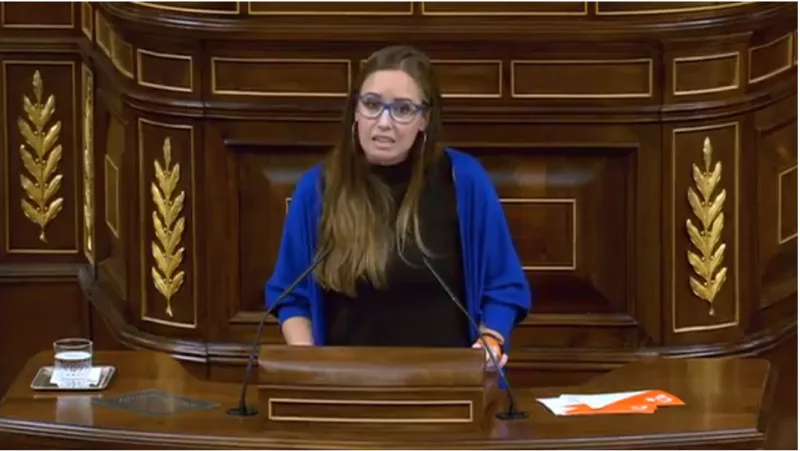 La diputada de Ciudadanos reclama en el Congreso apoyo para el plátano