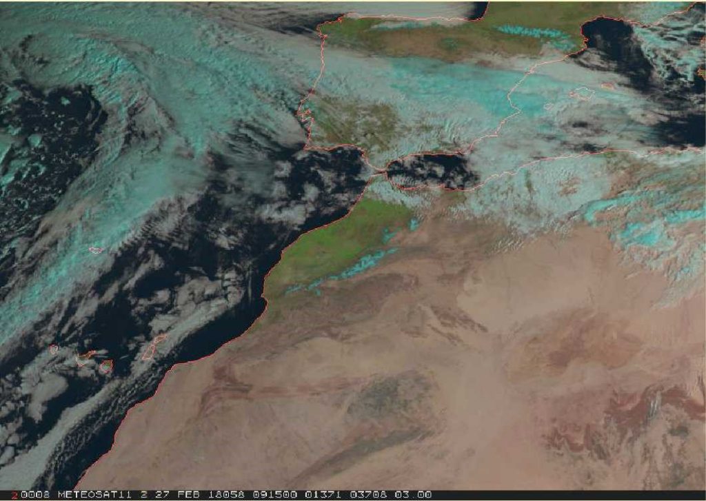 Un nuevo frente atlántico vuelve afectar a las Islas hoy y mañana