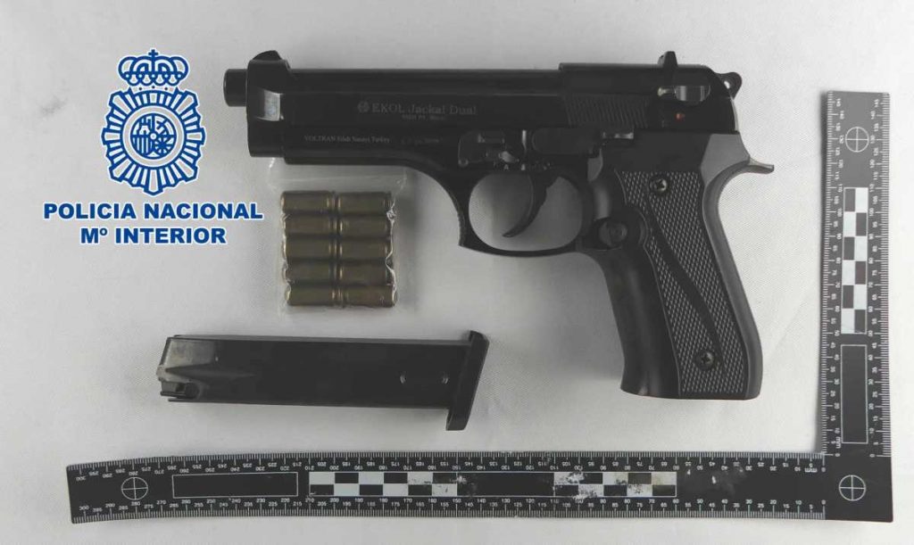 La Policía Nacional le intervino el arma