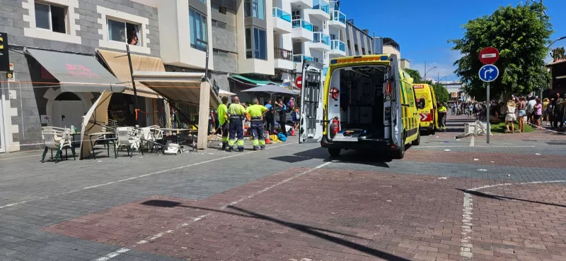 Accidente en Corralejo
