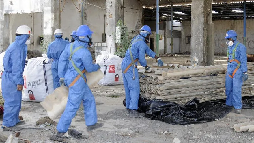 amianto en Gran Canaria