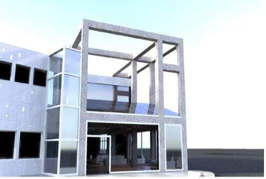 La instalación de un ascensor exterior y el cerramiento de la fachada en cristal y acero