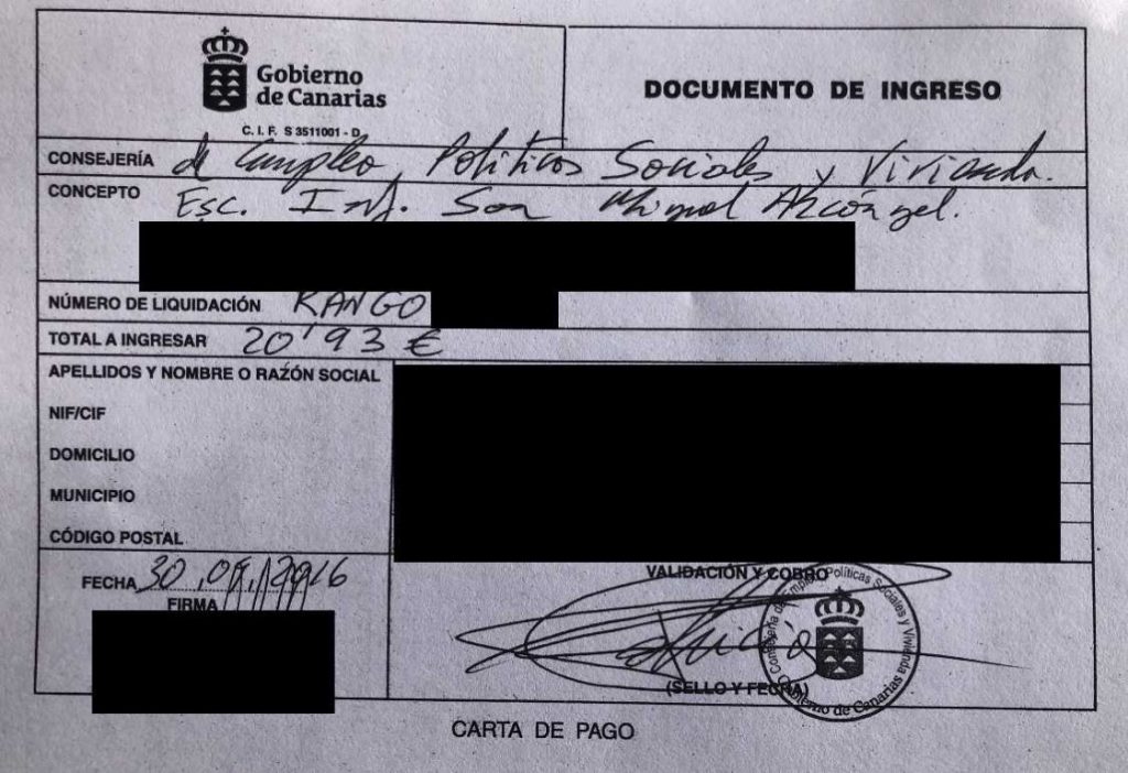CC OO pidió en junio por escrito a la consejera Cristina Valido que informara a la Fiscalía de las anomalías detectadas