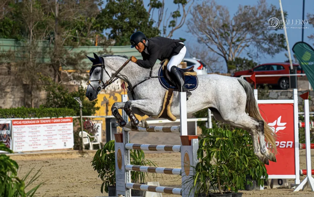 Gonzalo Cardona Torres se proclama campeón absoluto de Canarias tras lograr el oro en la XXIX edición del campeonato insular de salto de obstáculos