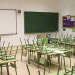 Suspensión de clases por la borrasca therese