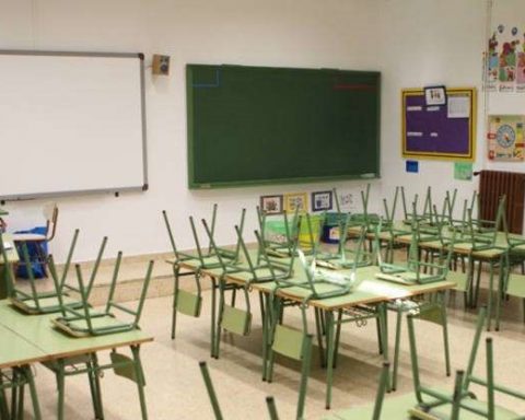 Suspensión de clases por la borrasca therese