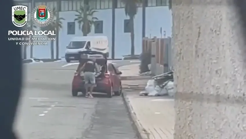 Denunciado por tirar restos con amianto en Las Palmas de Gran Canaria.