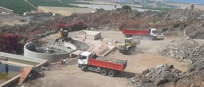 Depuradora comarcal del sur de Tenerife.
