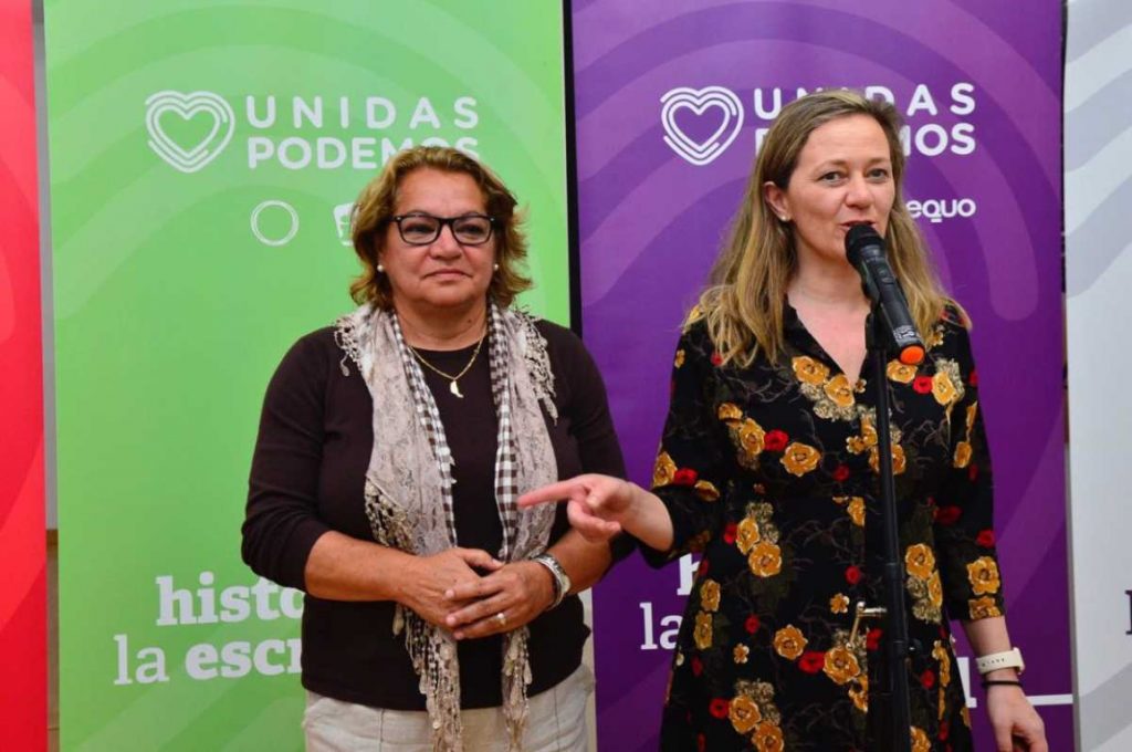 La candidata de Unidas Podemos al Congreso