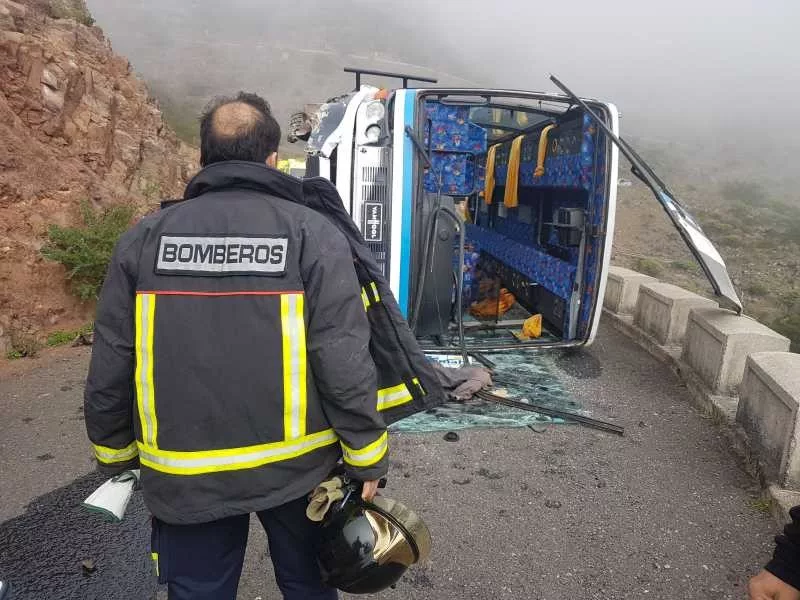 El accidente se produjo sobre las 10:40 horas en la CV-13