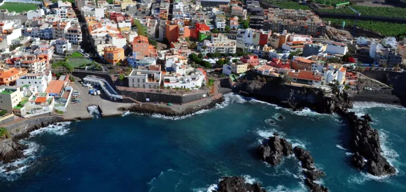 Imagen parcial del municipio de Guía de Isora.