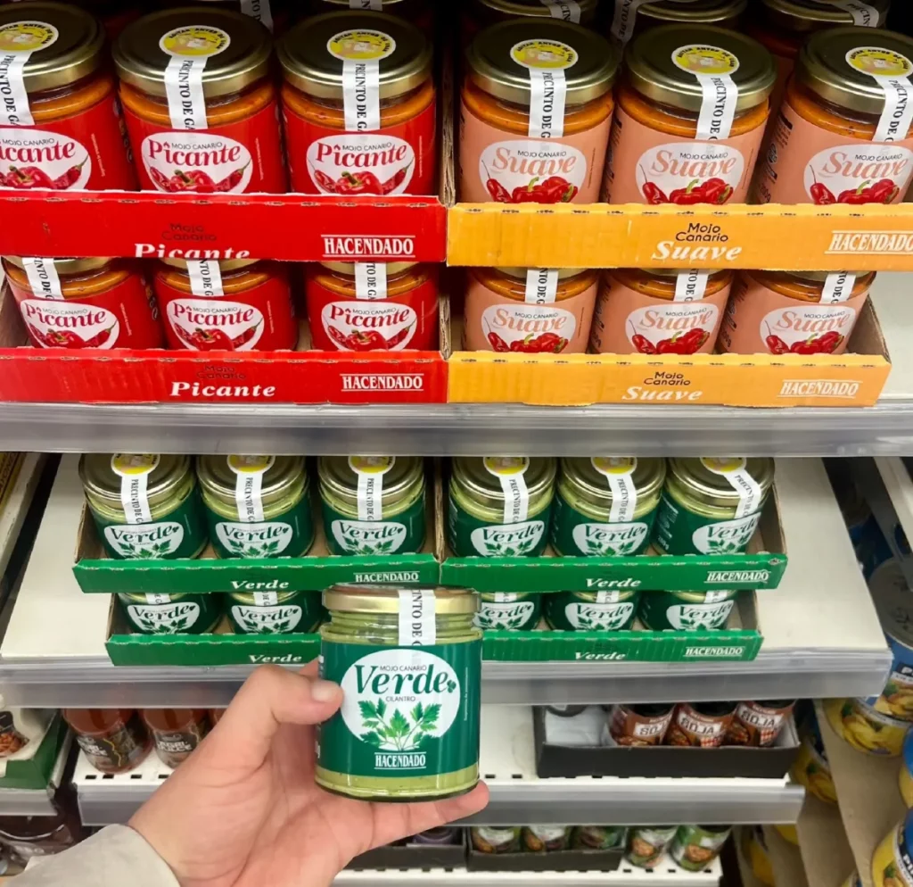 Las tres referencias de mojo que ofrece Mercadona