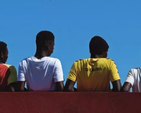 Menores migrantes en Canarias.