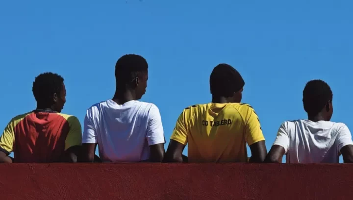 Menores migrantes en Canarias.