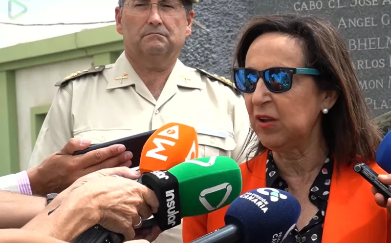 La ministra de Defensa