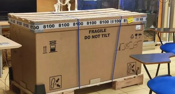 Guardado en una caja