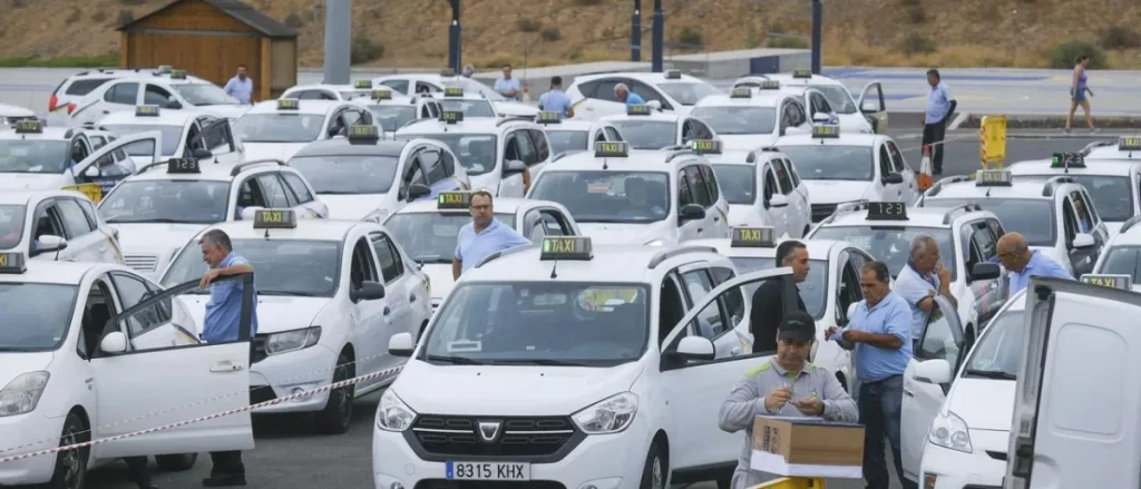 Malestar en el sector taxista