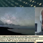 Valentín Martínez Pillet, en un momento de su entrevista en 'Canarias 8'