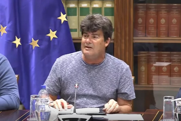 Gabriel Jiménez, l presidente de la Federación de Cofradías de Las Palmas