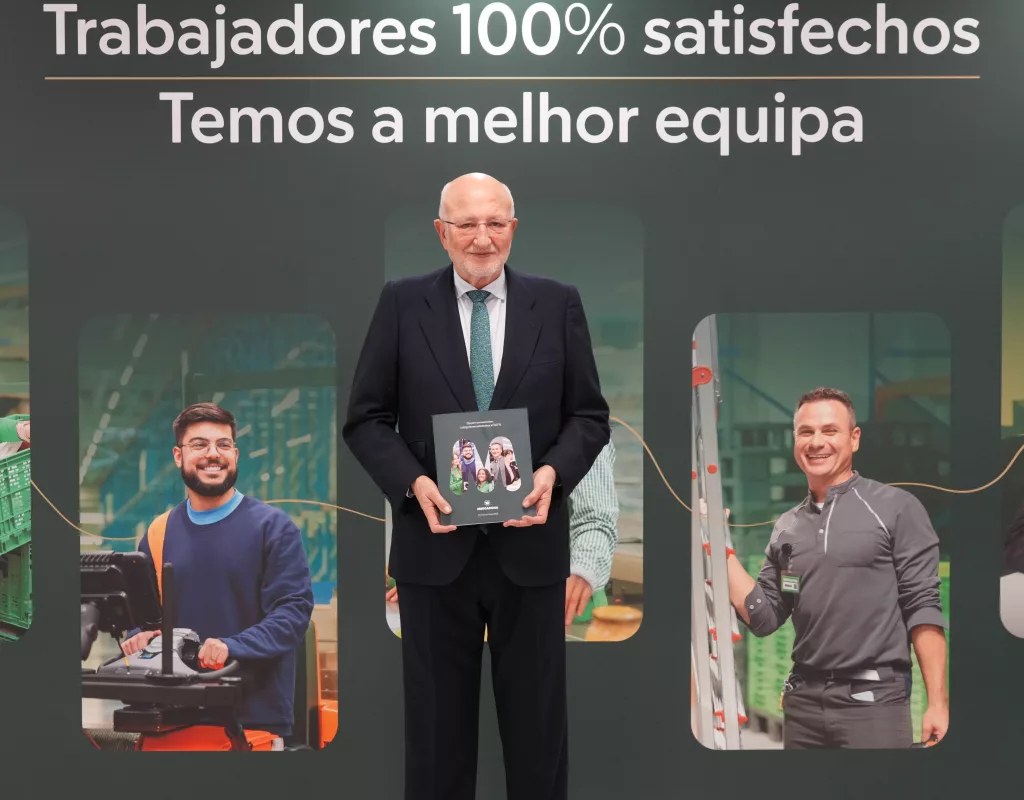 Juan Roig, presidente de Mercadona, tras la celebración de la Rueda de Prensa 2025