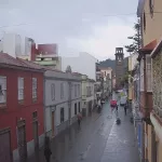 Lluvia en el municipio de San Cristóbal de La Laguna