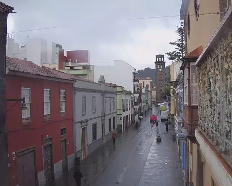 Lluvia en el municipio de San Cristóbal de La Laguna