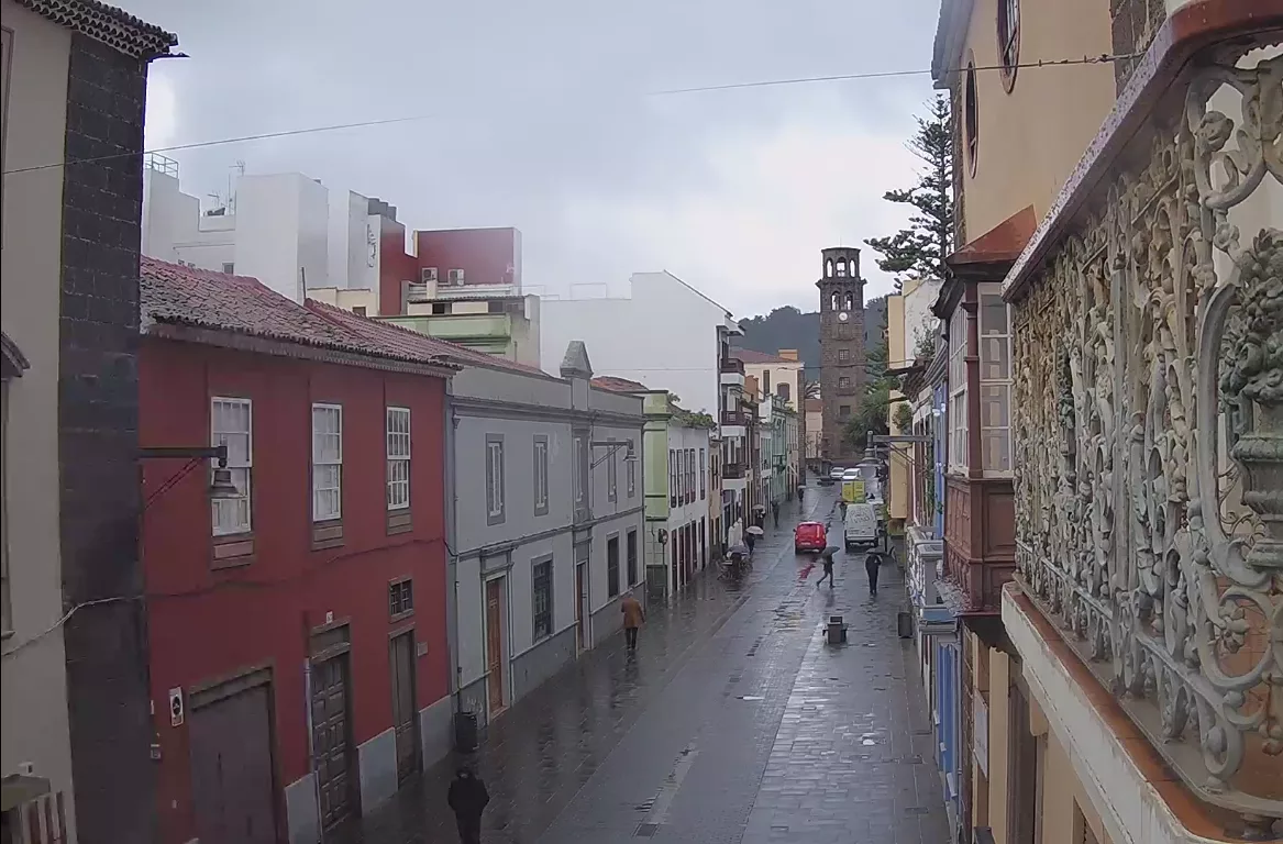 Lluvia en el municipio de San Cristóbal de La Laguna