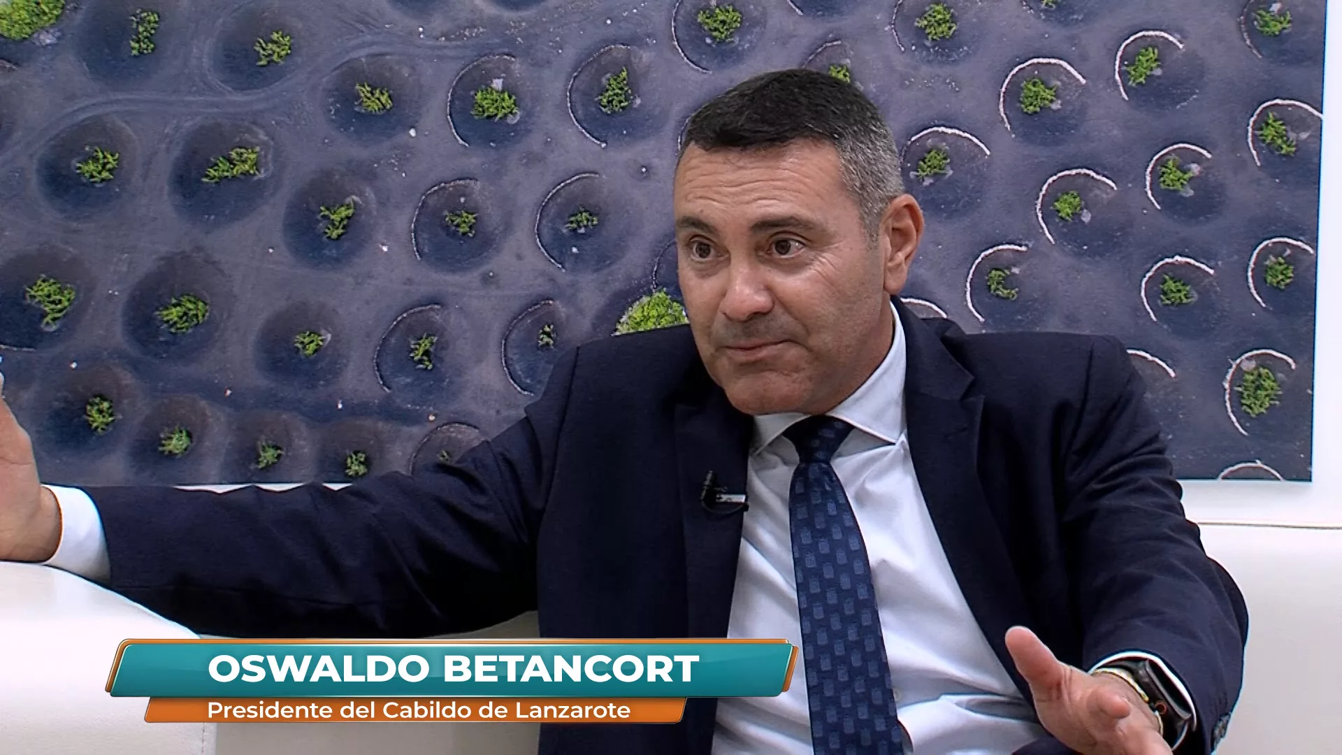 Oswaldo Betancort, presidente del Cabildo de Lanzarote