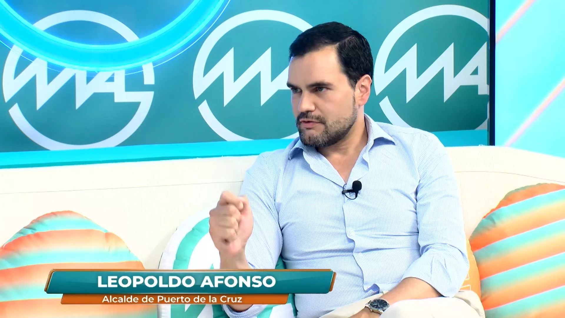 Leopoldo Afonso, alcalde de Puerto de la Cruz.