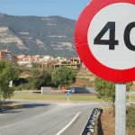 Señal tráfico 40km/h