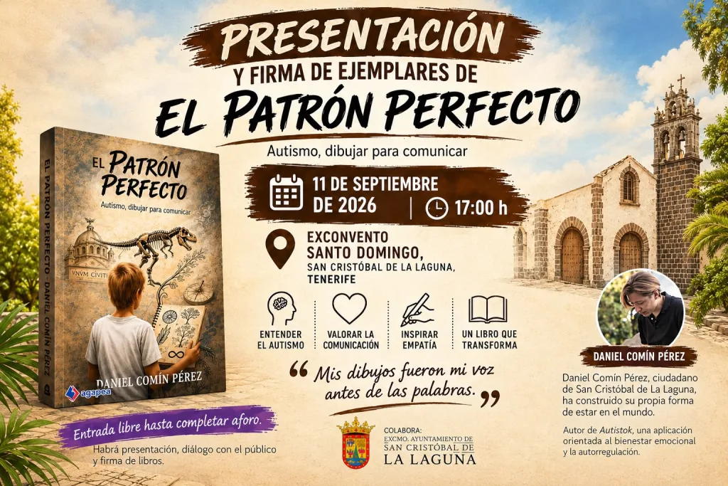 presentación y firma de ejemplares de El Patrón Perfecto, una obra de Daniel Comín Pérez