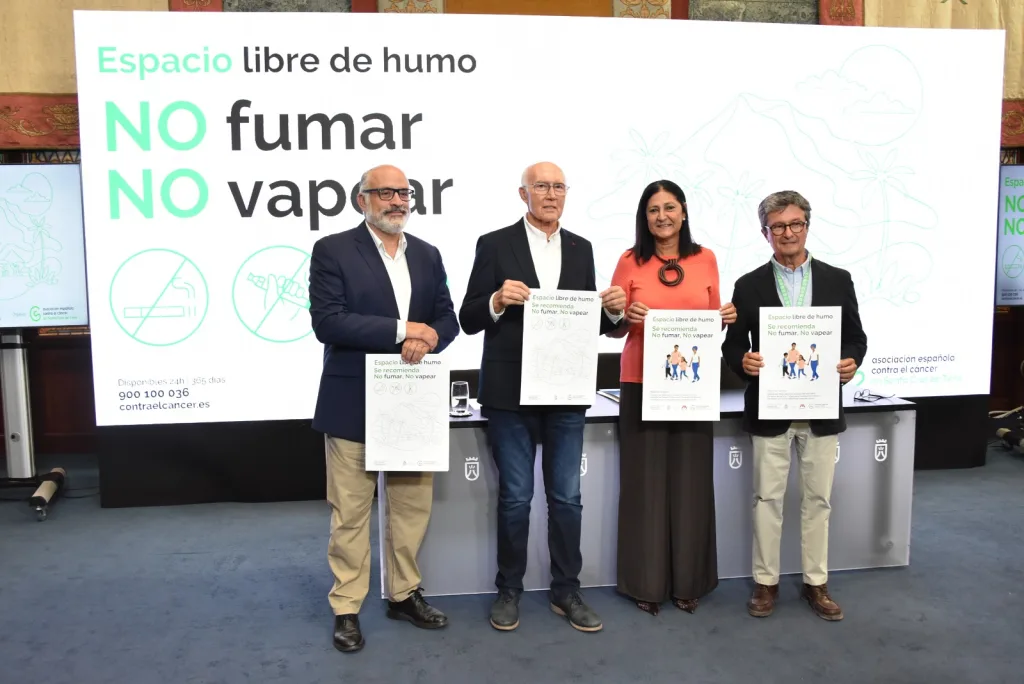 El Cabildo de Tenerife establecerá más de 150 espacios libres de humo y de vapeo en toda la isla
